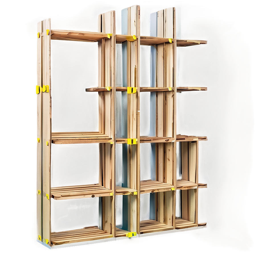 Space-saving Wood Shelf Configurations Png Sdv66 PNG