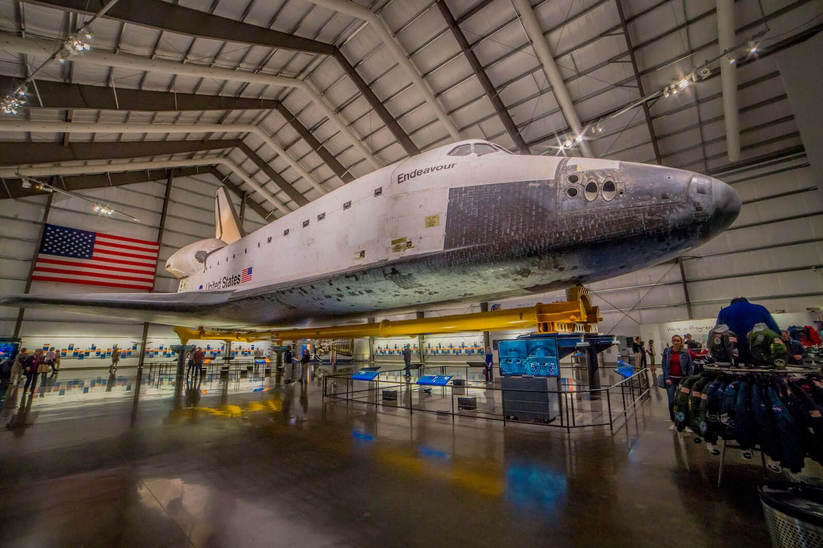 Space Shuttle Endeavour California Science Center Achtergrond