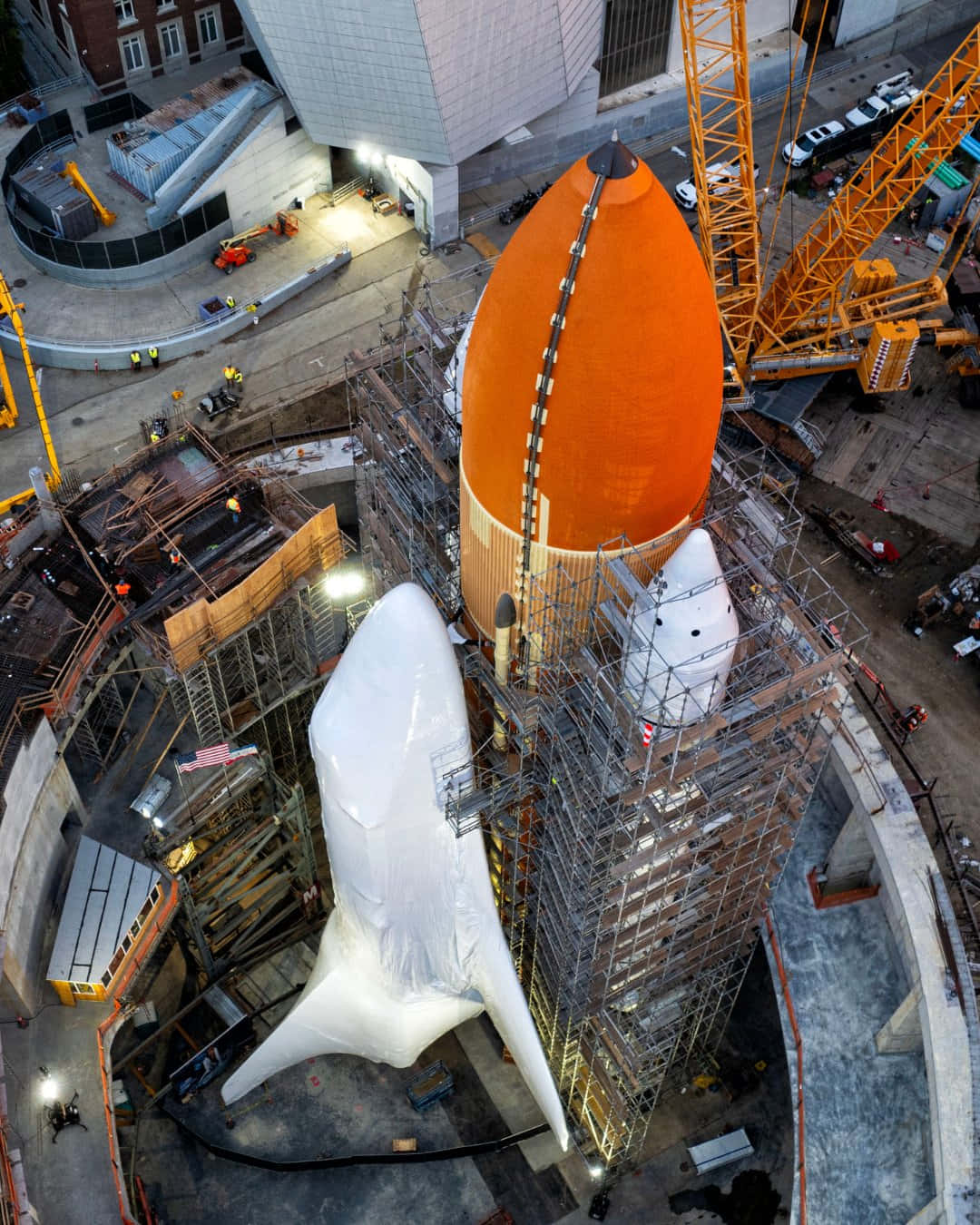 Space_ Shuttle_ Exhibit_ Construction_ Aerial_ View.jpg Wallpaper