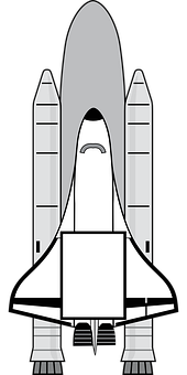 Space Shuttle Illustration PNG