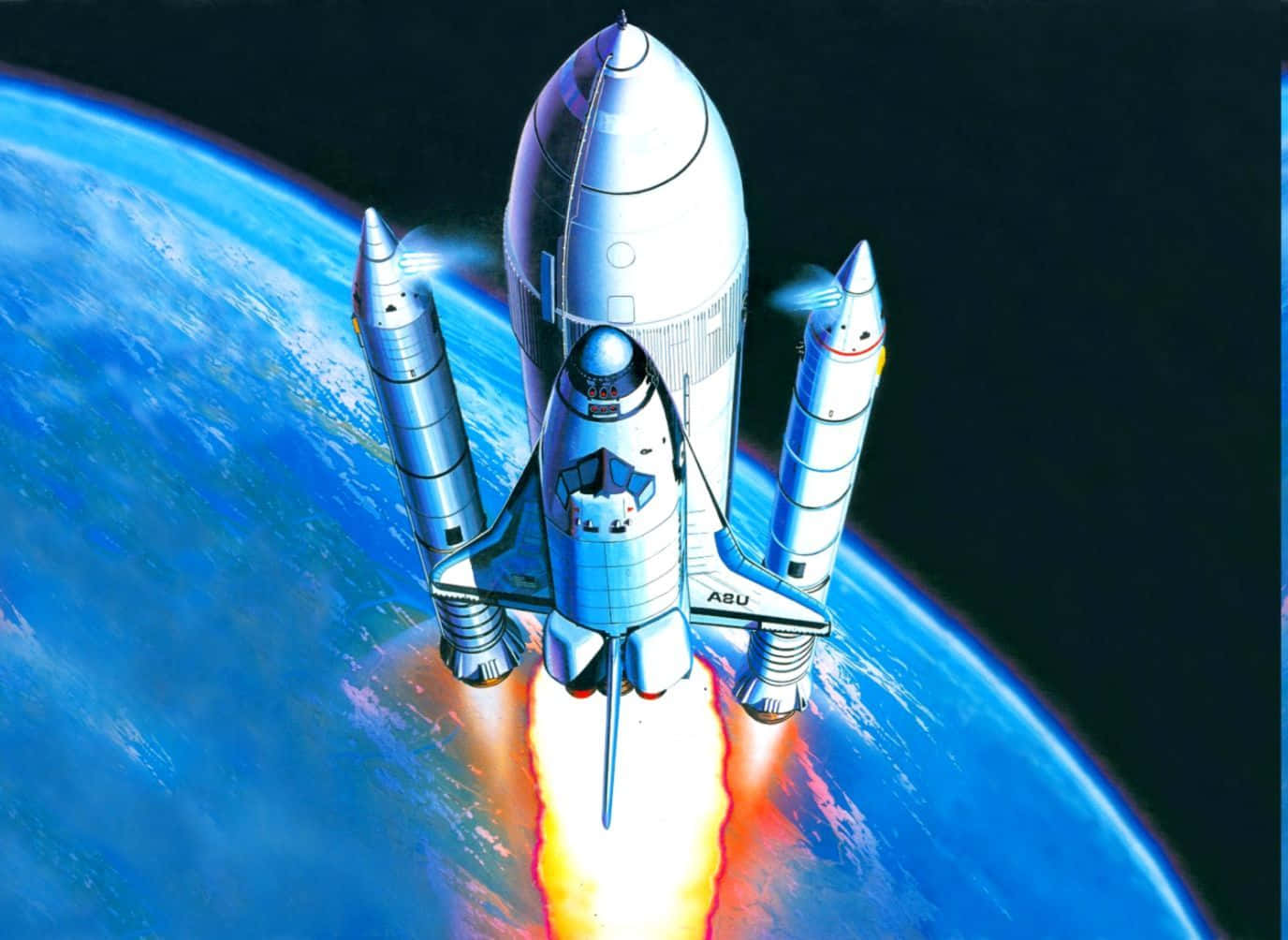 Space Shuttle Near Earth Wallpaper