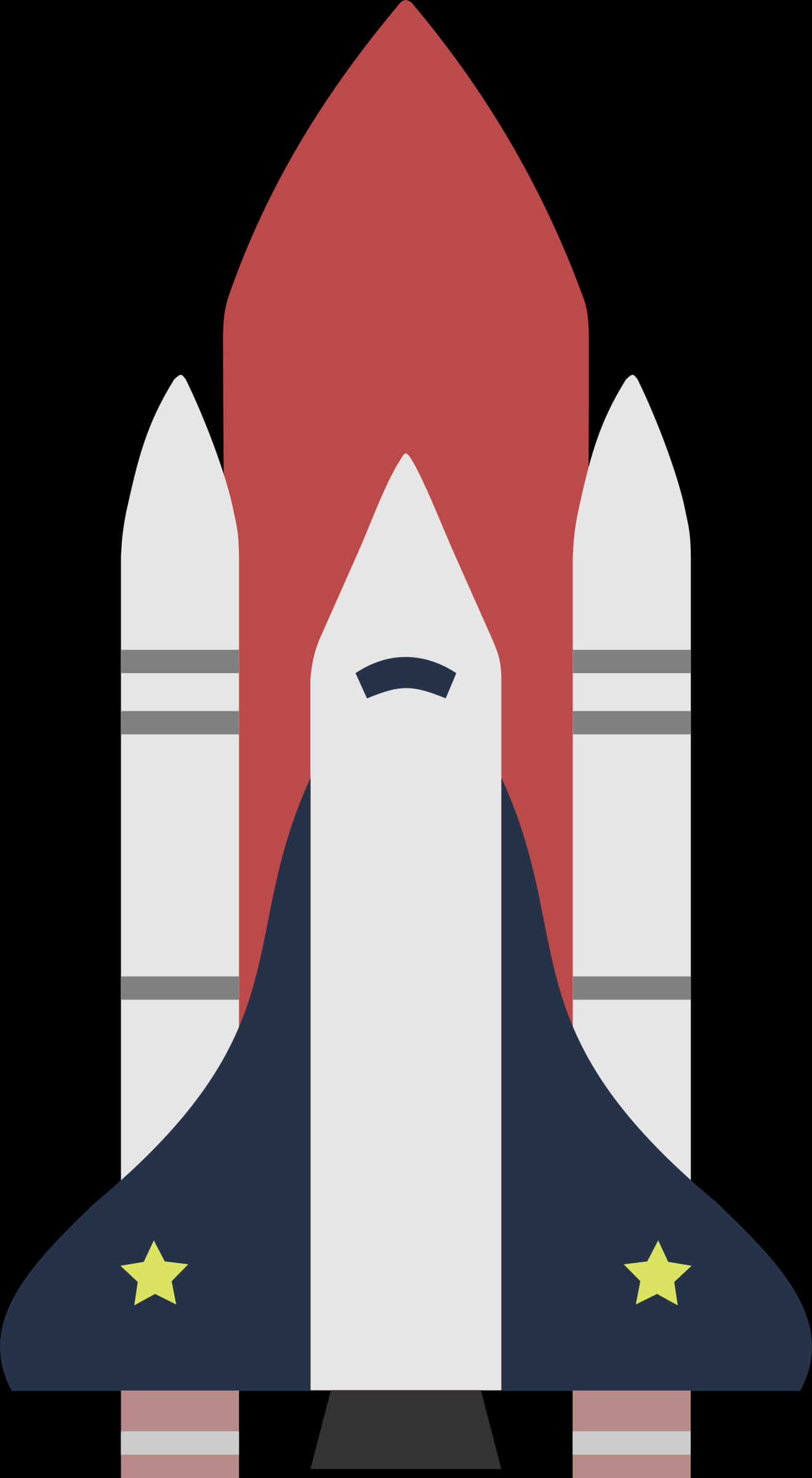 Space Shuttle Vector Illustration PNG