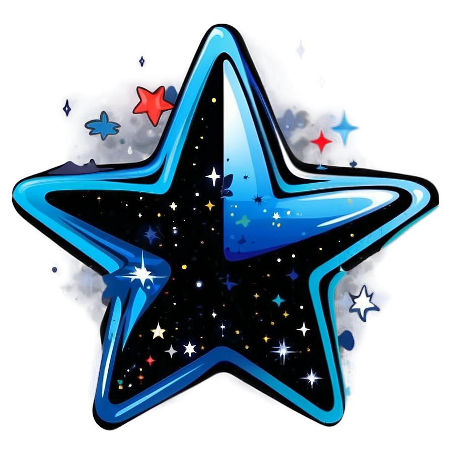 Space Star Vector Png Oqd2 PNG