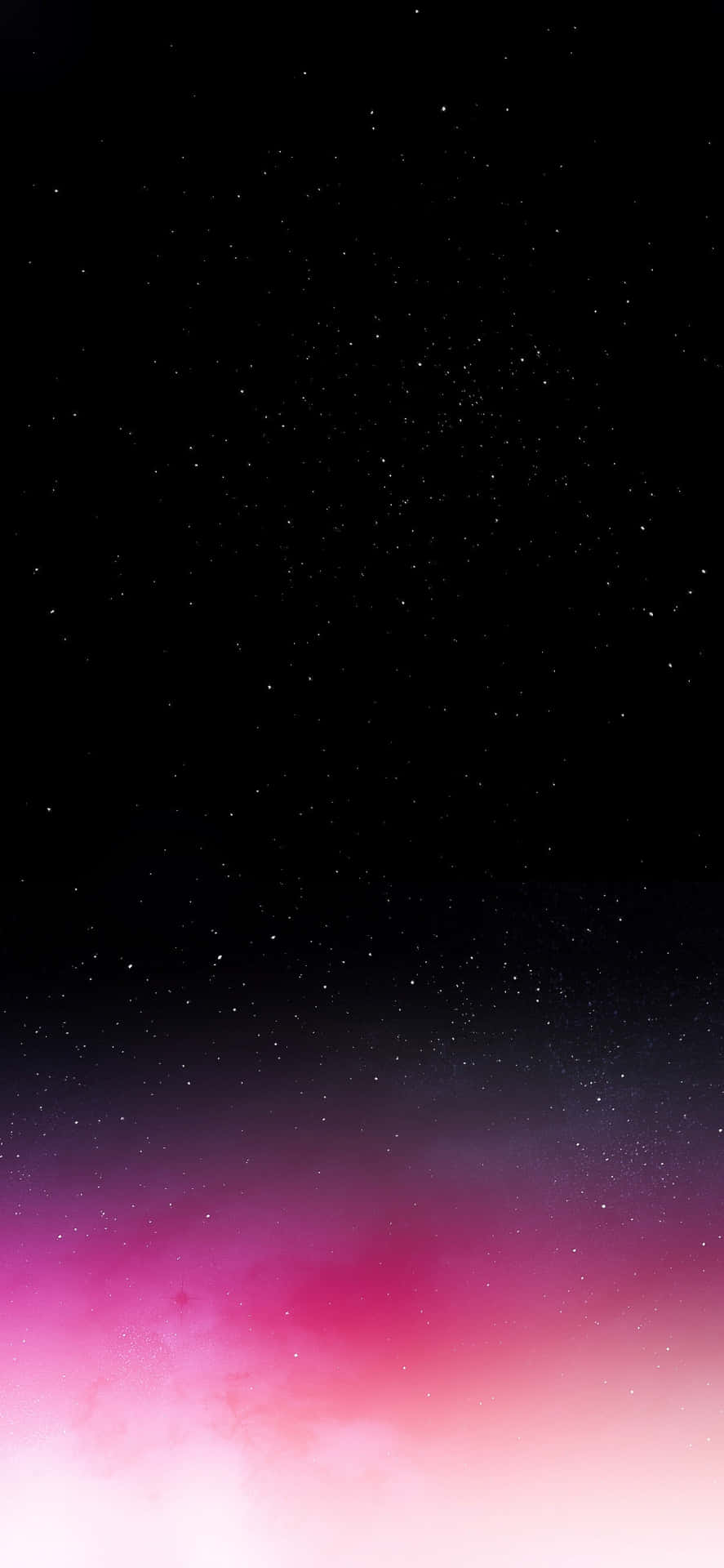 Schwarzerund Pinker Farbverlauf Auf Hintergrund Mit Sternen Im Weltraum