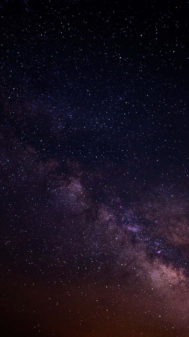 Fondode Pantalla Escénico De La Galaxia Vía Láctea En El Espacio Con Estrellas.