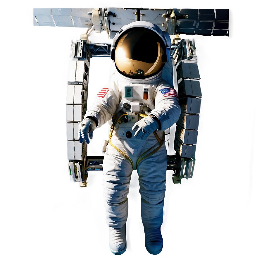 Space Station Astronaut Png Xxb29 PNG