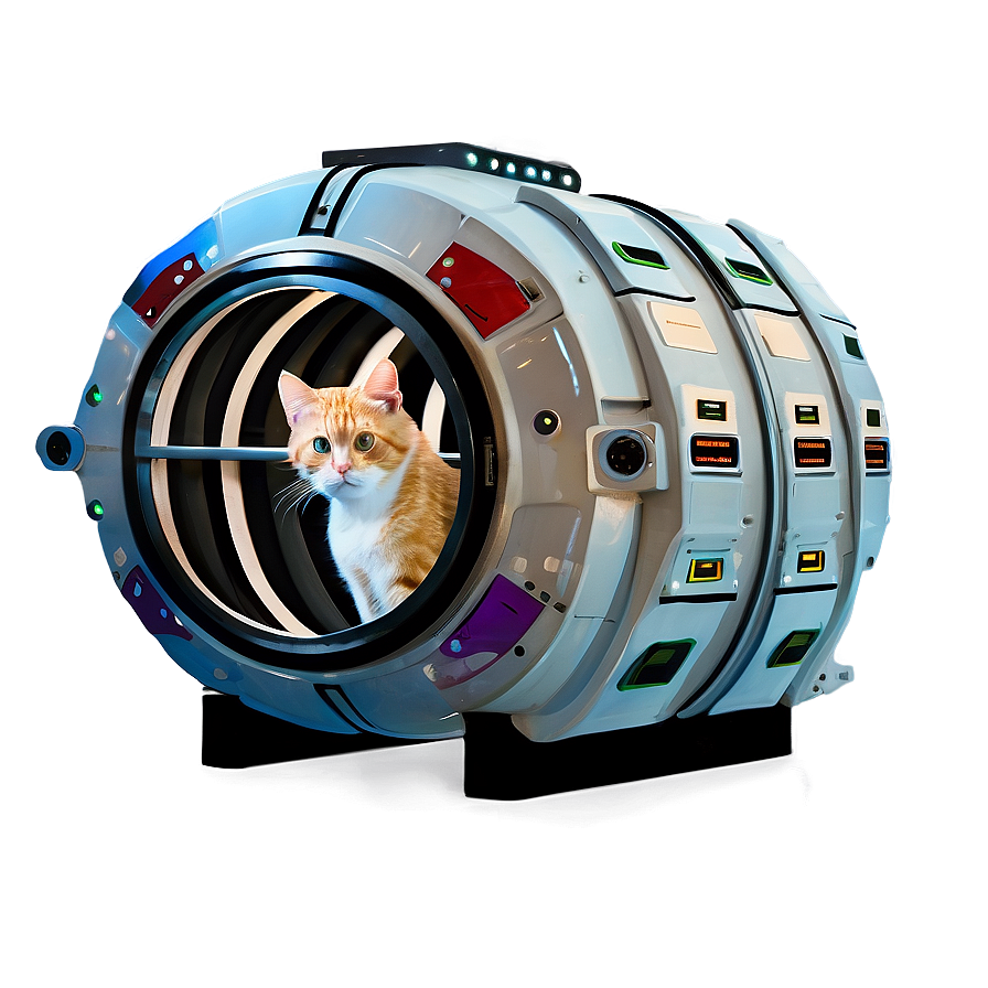 Space Station Cat Png Woi24 PNG