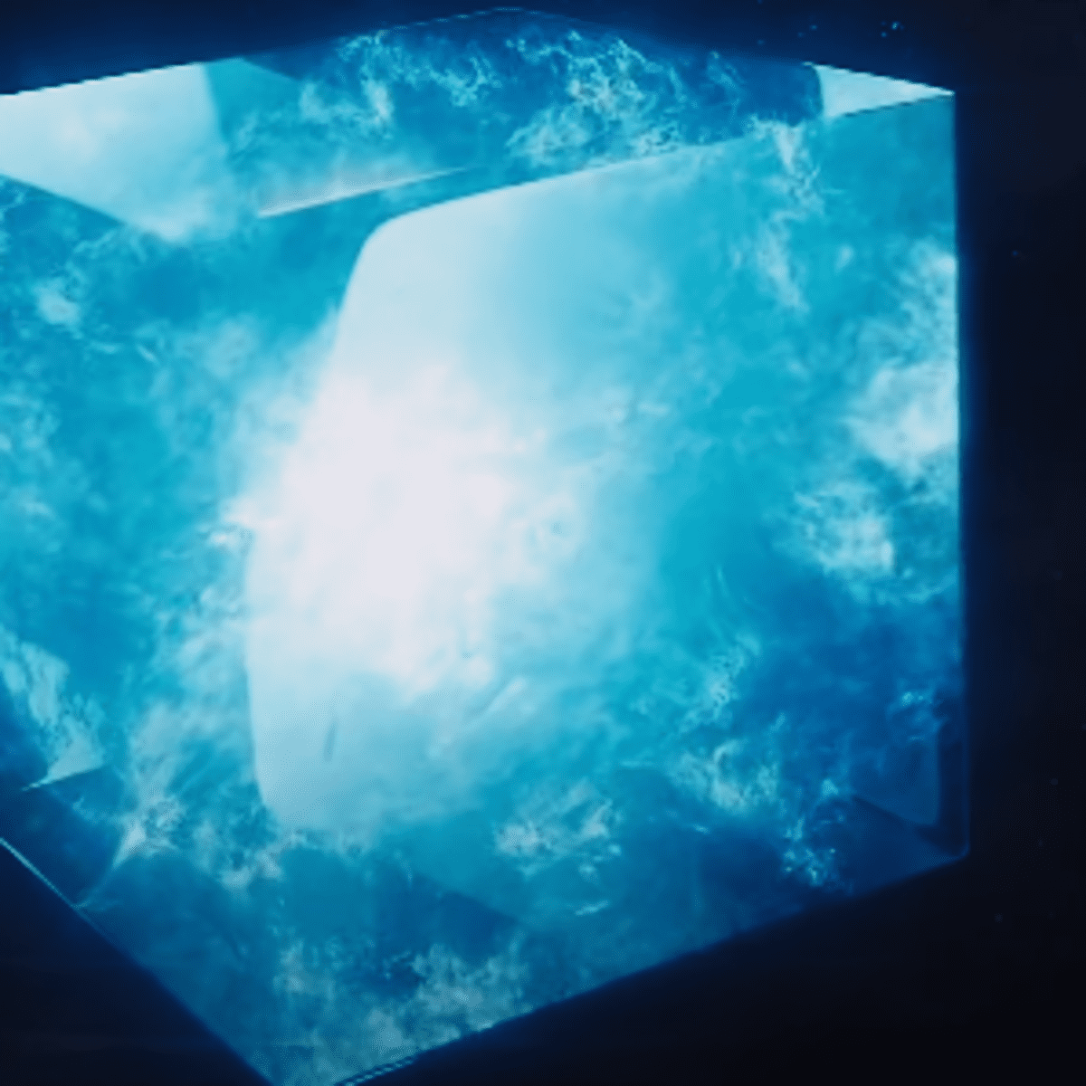 Mysterious Space Stone floating in the cosmos Wallpaper