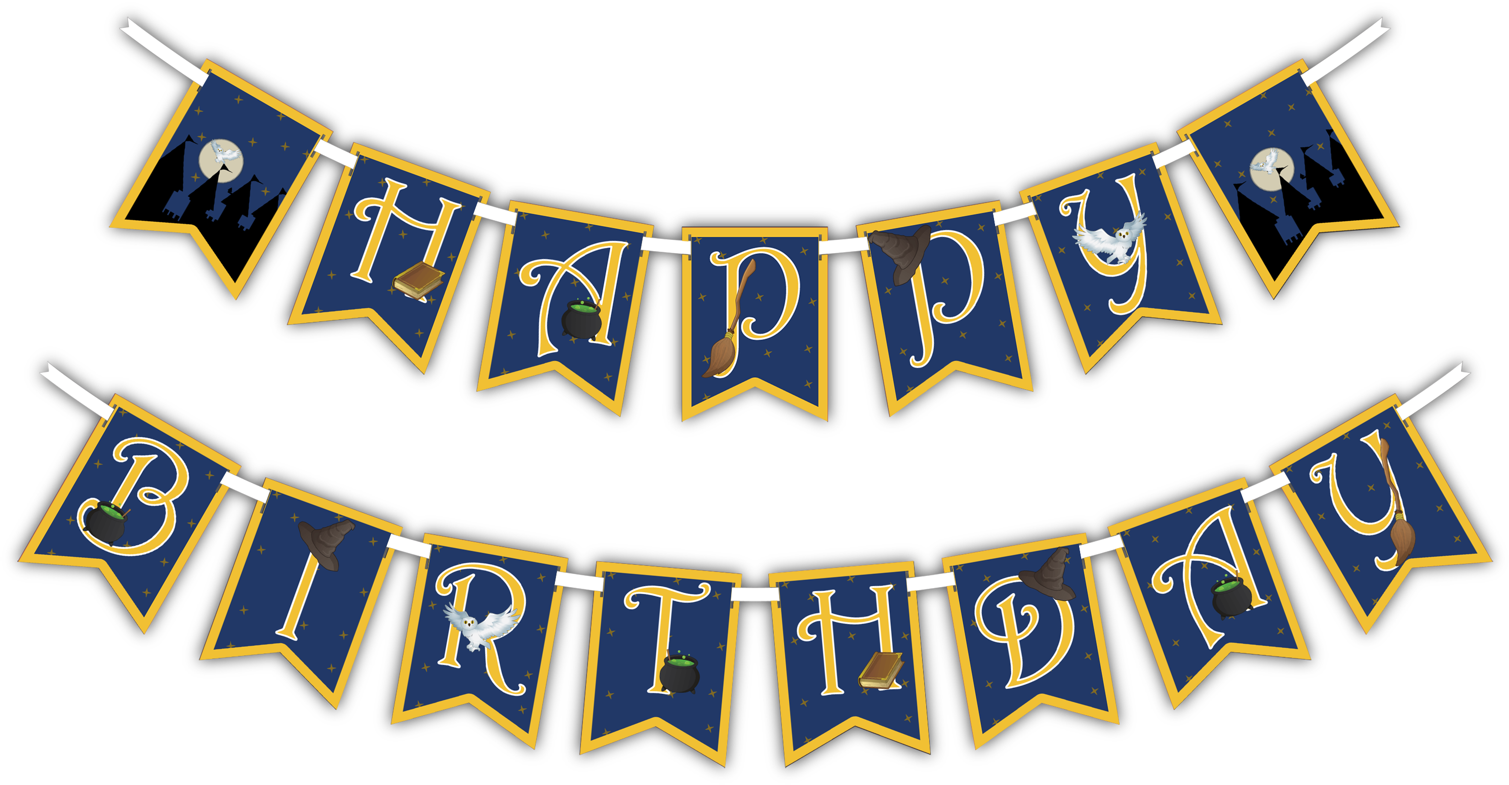 Space_ Theme_ Happy_3rd_ Birthday_ Banner PNG
