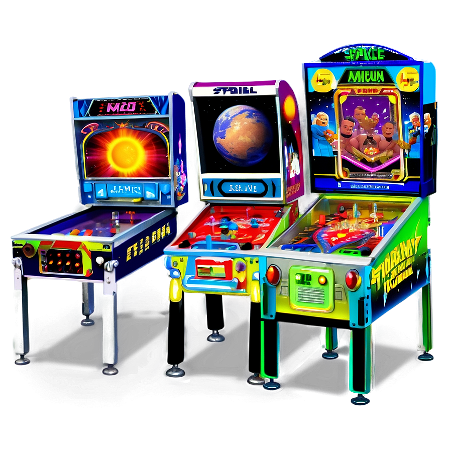 Space Theme Pinball Png Cao71 PNG