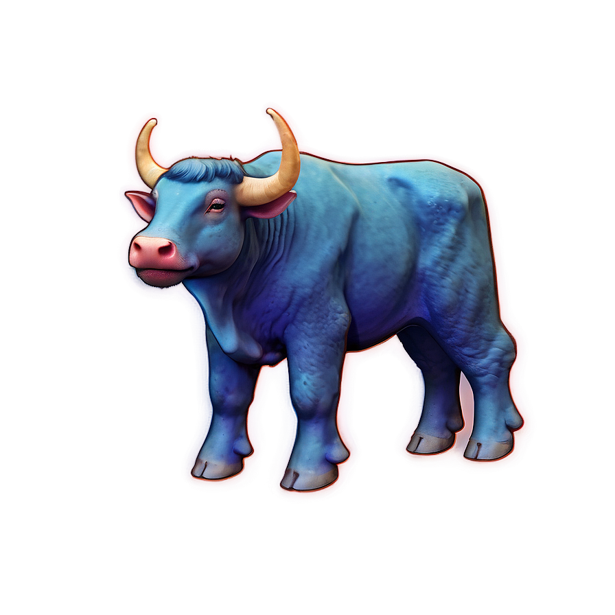 Space-themed Ox Png Lxw15 PNG