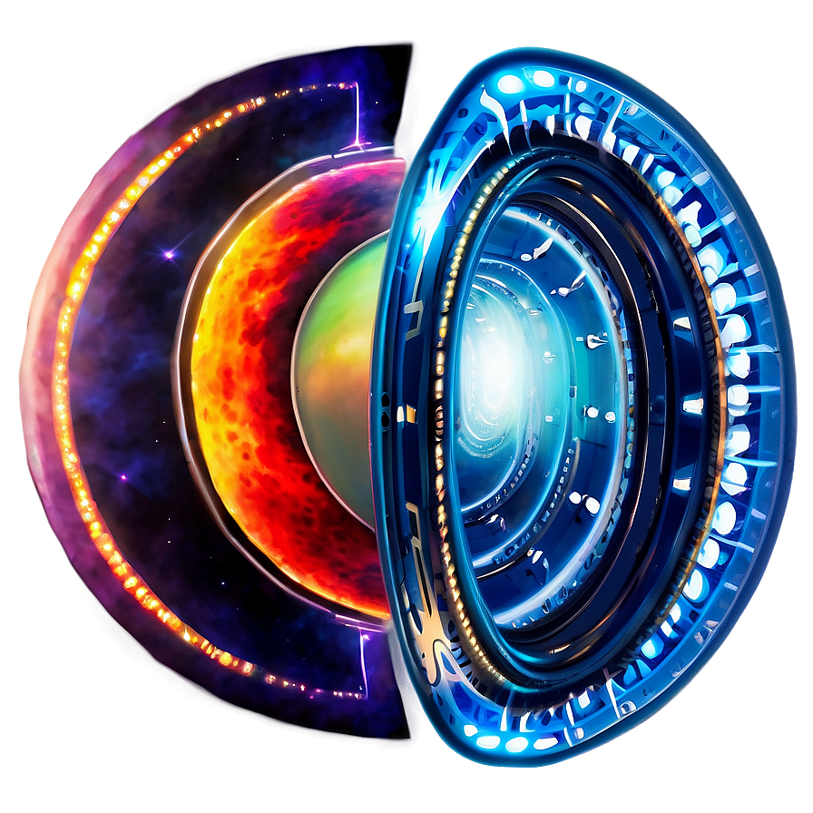 Space-time Continuum Portal Png 05212024 PNG