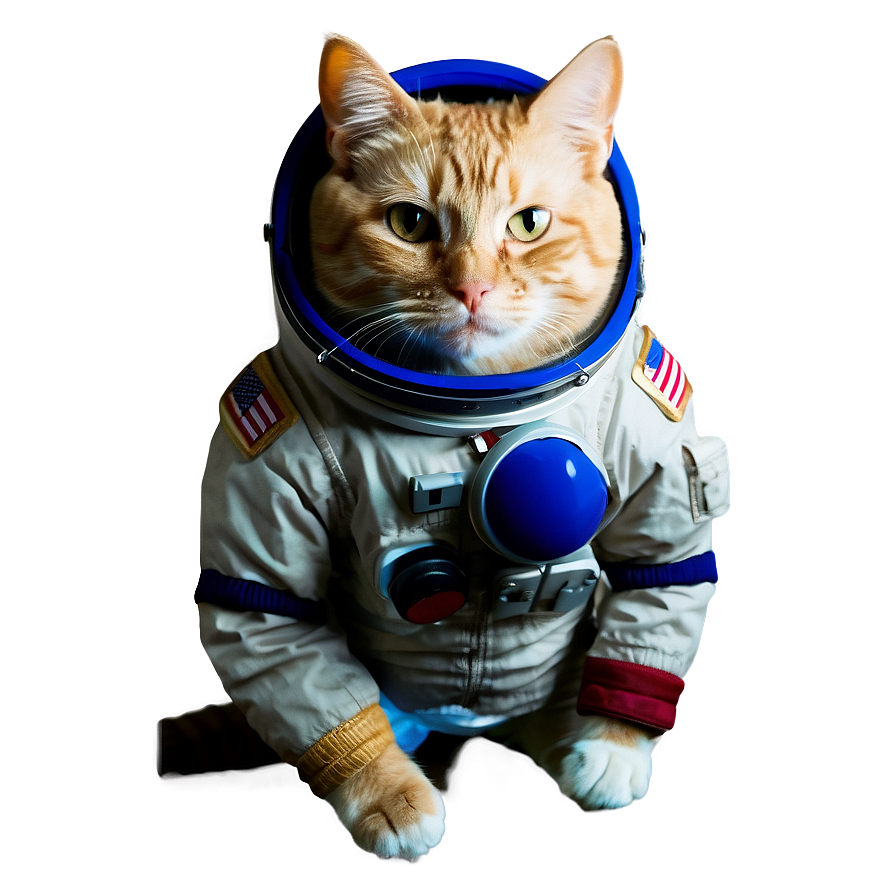 Space Traveler Cat Png Qym18 PNG