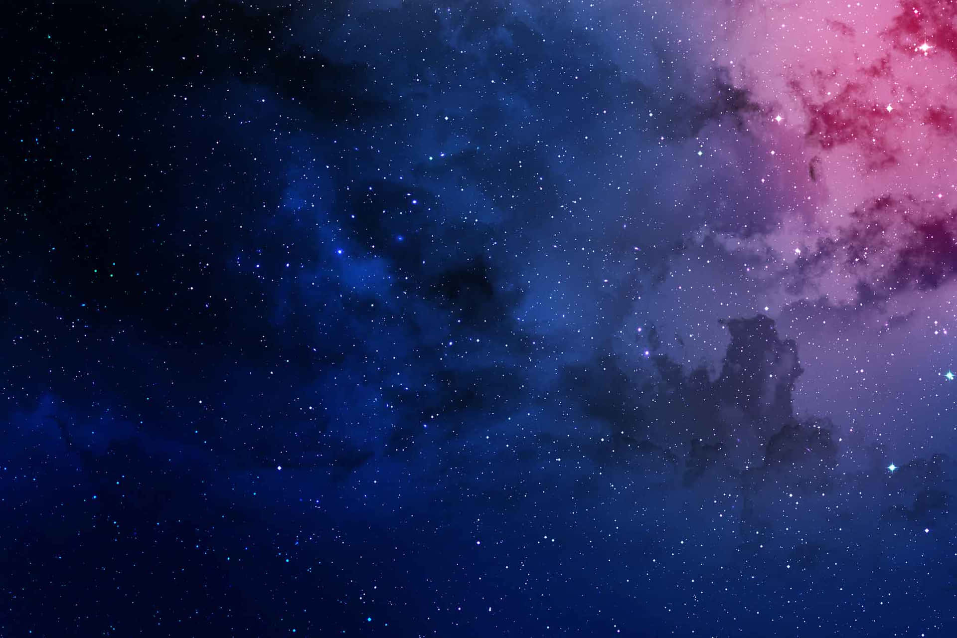 Unosfondo Spaziale Blu E Rosa Con Stelle