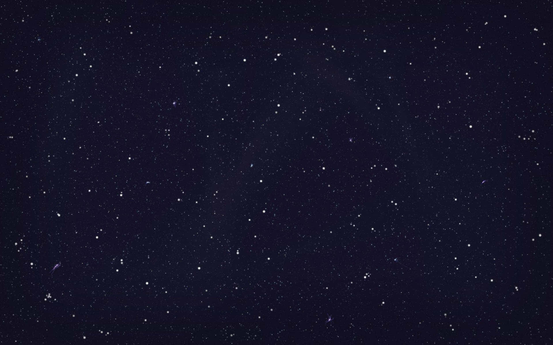 Uncielo Nocturno Oscuro Con Estrellas Y Algunas Estrellas