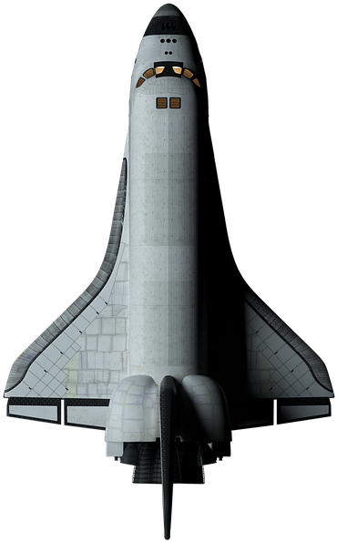 Space_ Shuttle_ Front_ View.png PNG