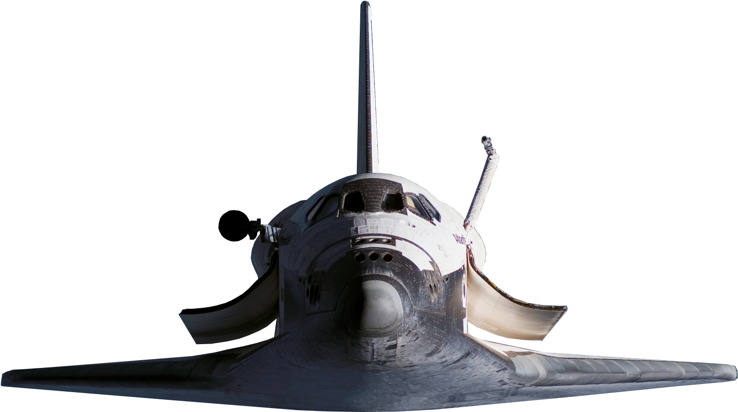 Space_ Shuttle_ Profile_ View PNG