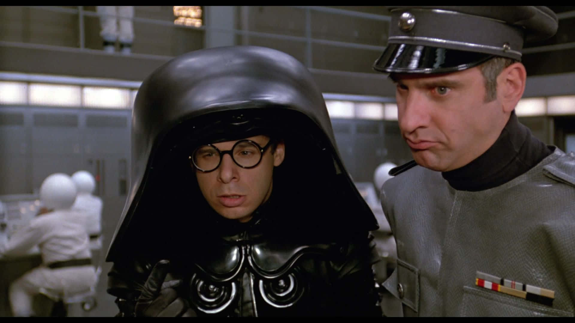 "The heroes of Spaceballs attempt to save the day" Wallpaper