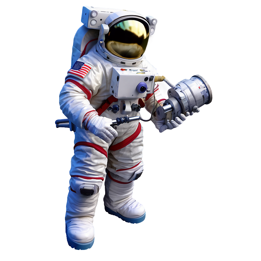 Download Spaceman With Space Tools Png 06242024 | Wallpapers.com