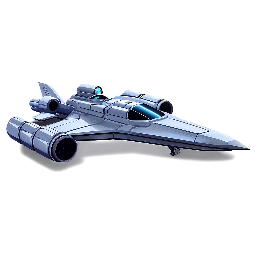 Spaceship Illustration Png Amx PNG