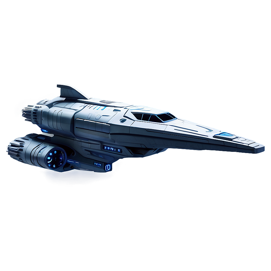 Spaceship In Sci-fi Scene Png Bma85 PNG
