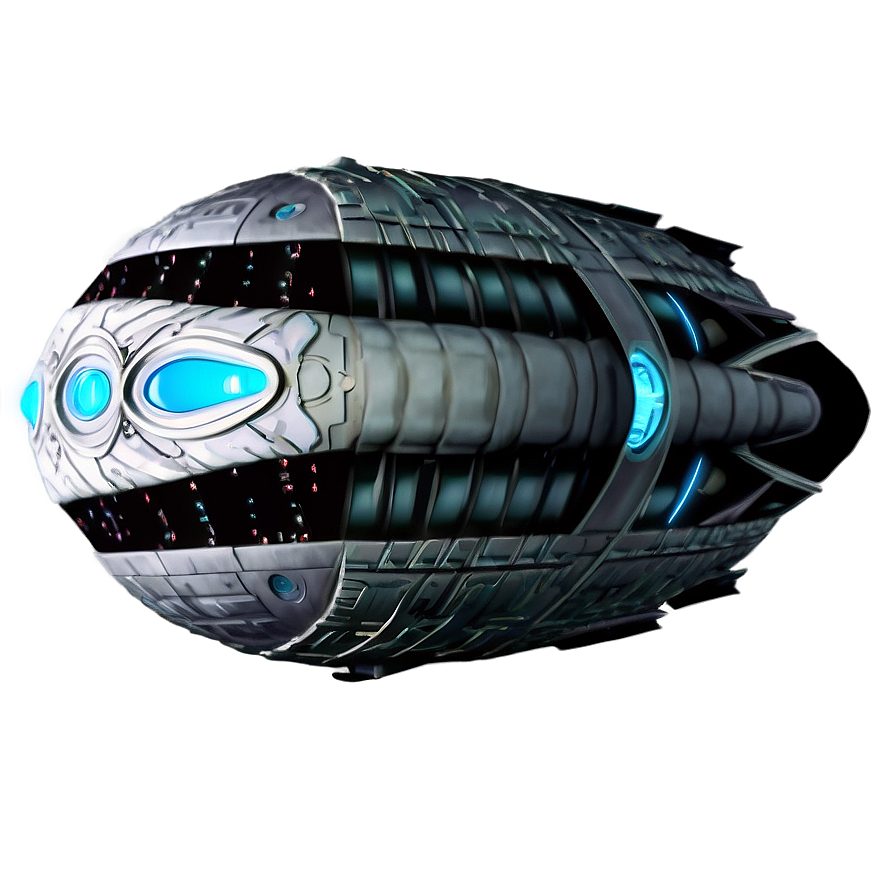 Spaceship In Warp Drive Png Vwx PNG