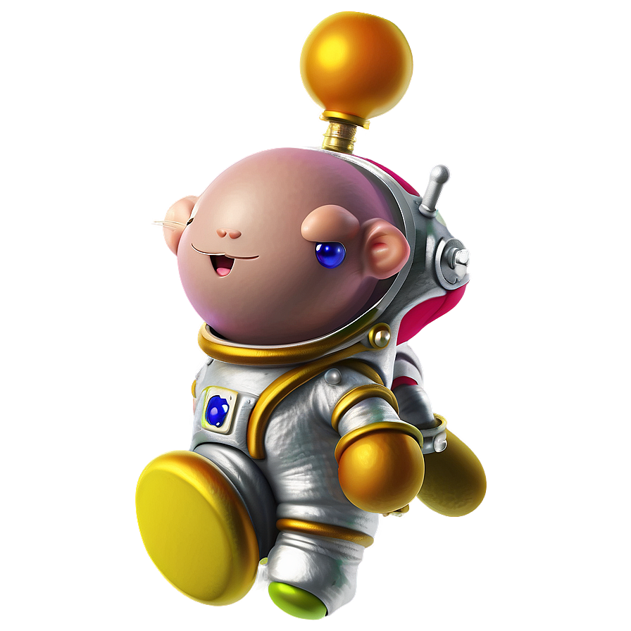 Spacesuit Olimar Illustration Png 06242024 PNG