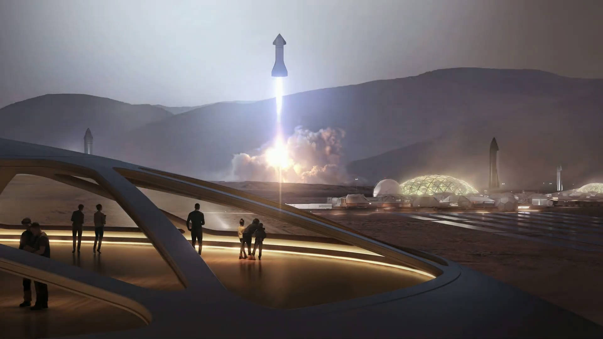 SpaceX Starship – det rumskib, der vil tage os til Månen og udover. Wallpaper
