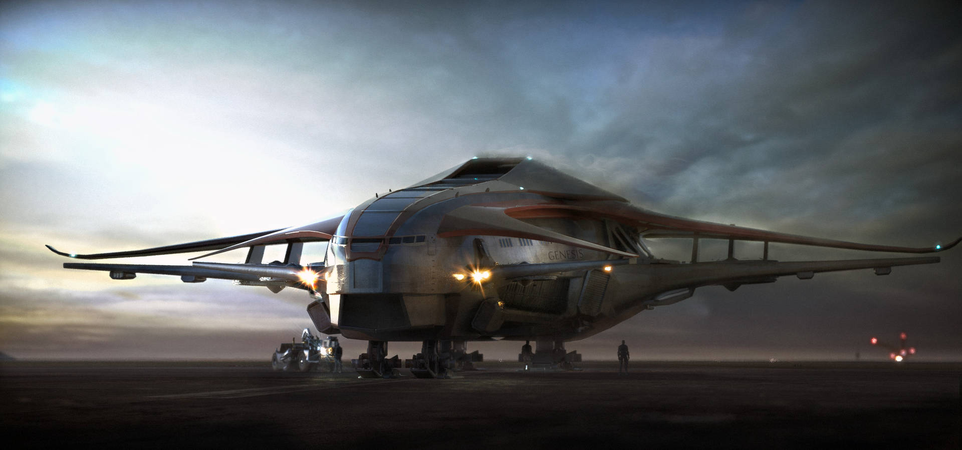 Spacexstarship: El Futuro De La Colonización Humana Fondo de pantalla