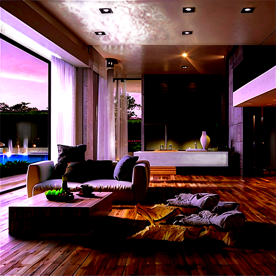 Spacious Living Room Interior Png Gxq PNG