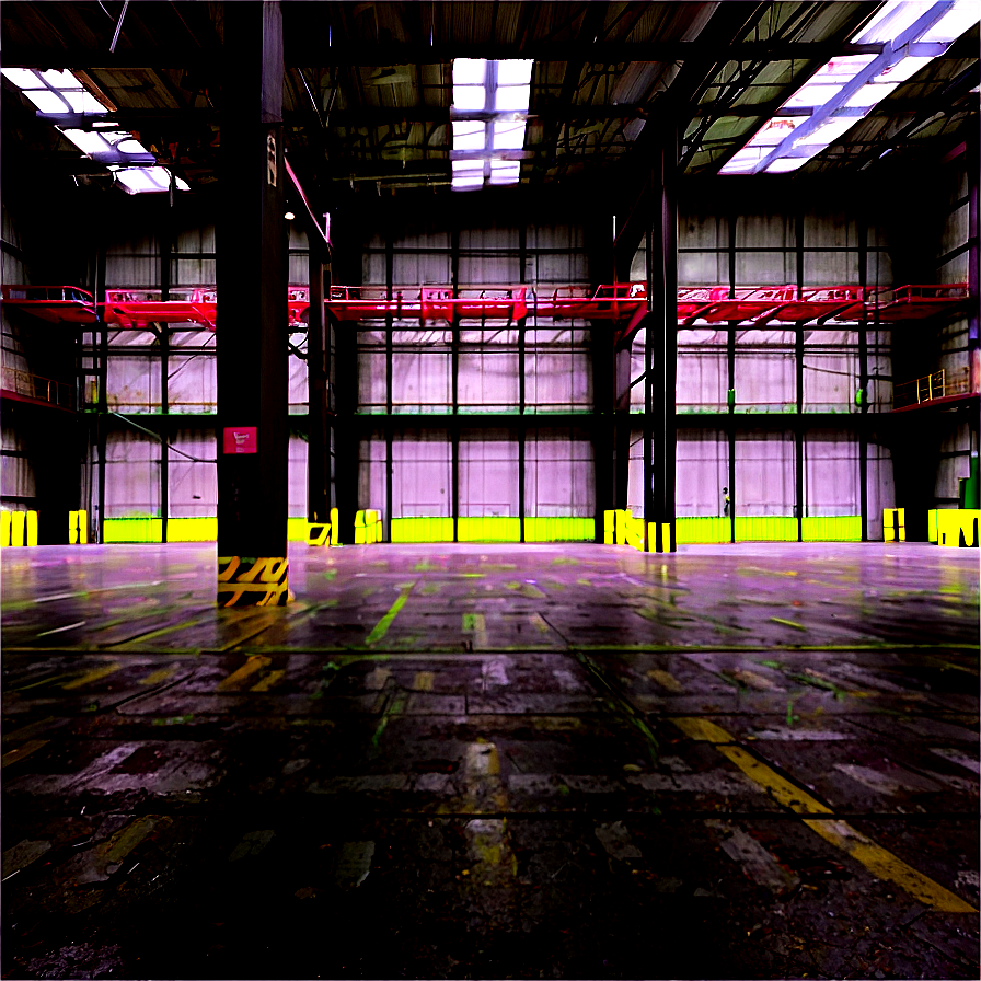 Spacious Warehouse Interior Png Pdt PNG