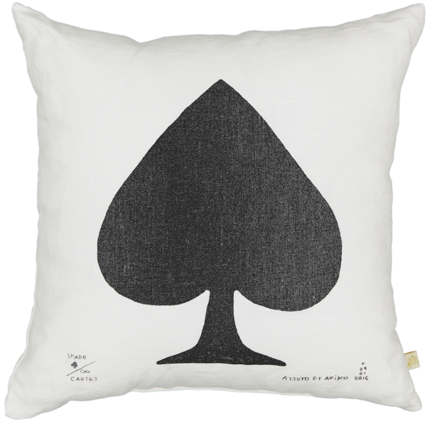 Spade Symbol Decorative Pillow PNG
