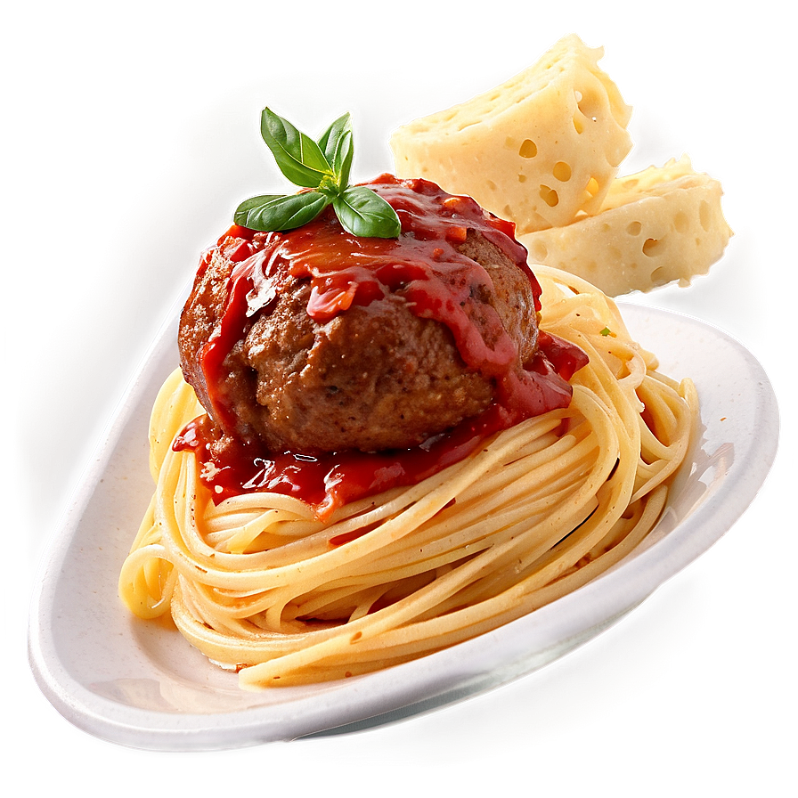 Spaghetti Meatball Dish.png PNG