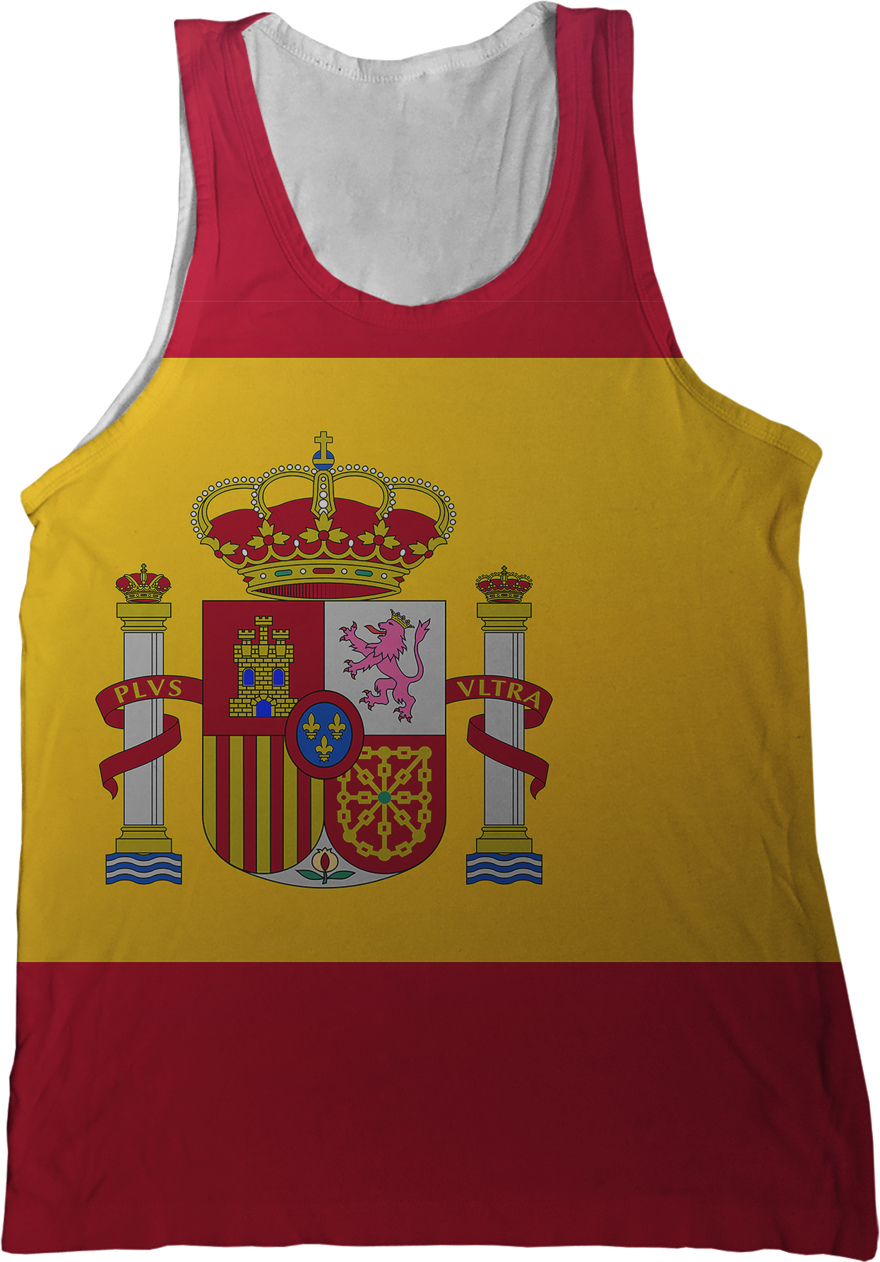 Download Spain Flag Tank Top Design | Wallpapers.com