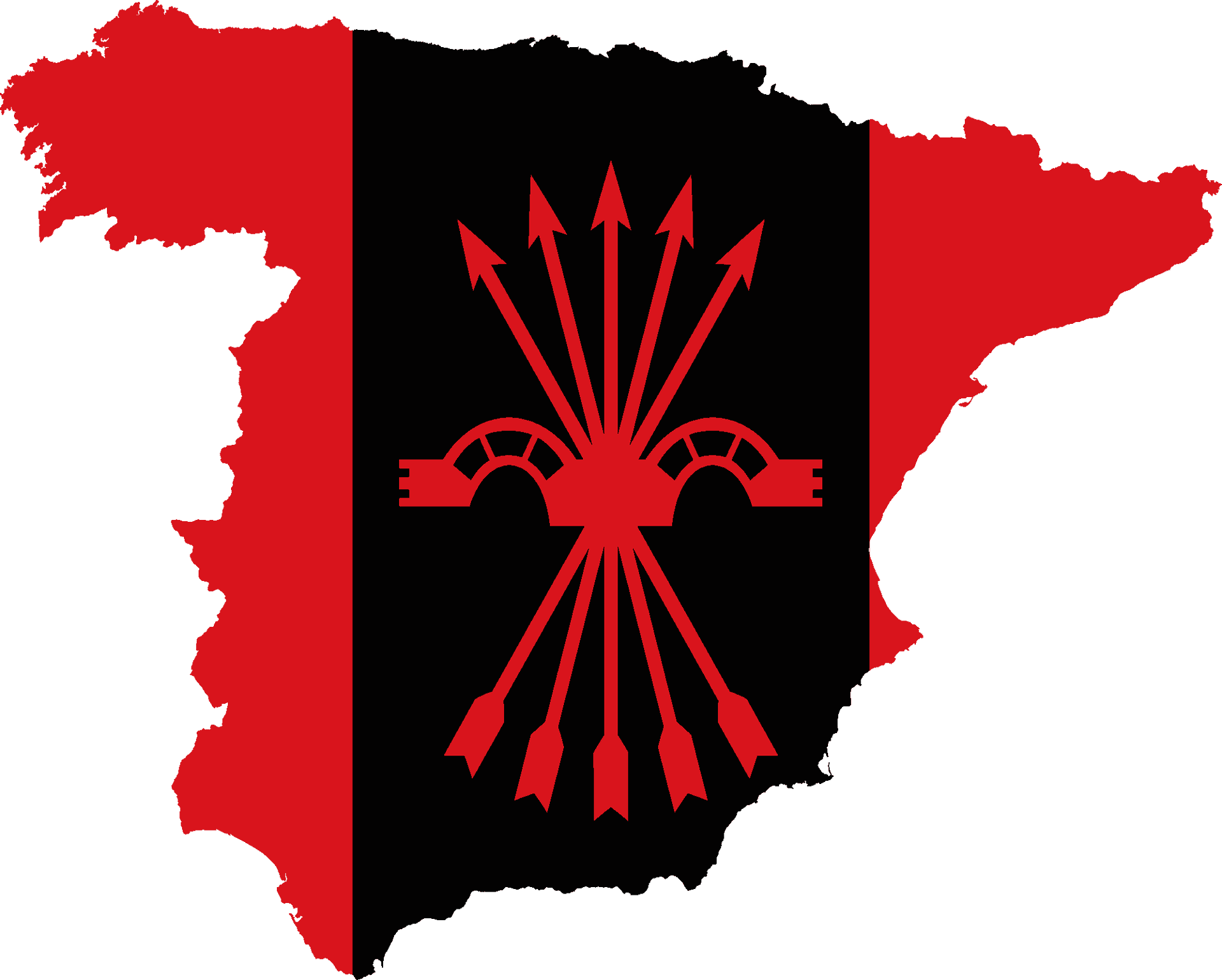Spain Mapwith Caminode Santiago Symbol PNG