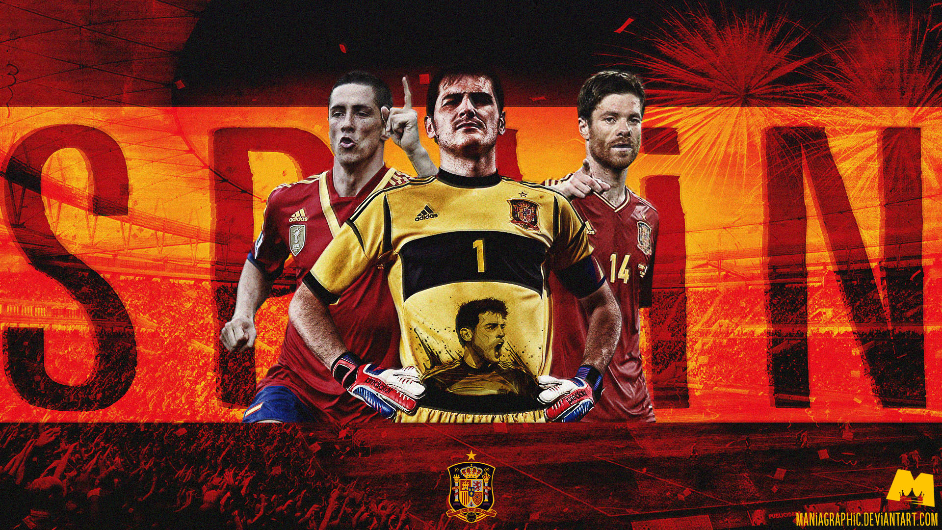 Spain National Football Team 2014 World Cup Picture
