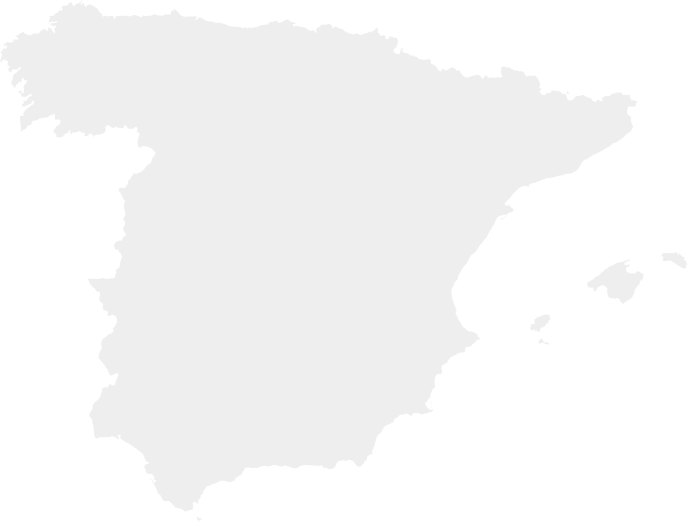 Spain Outline Map PNG