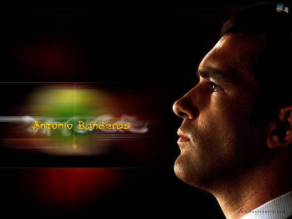 Spanish Actor Antonio Banderas Poster Background