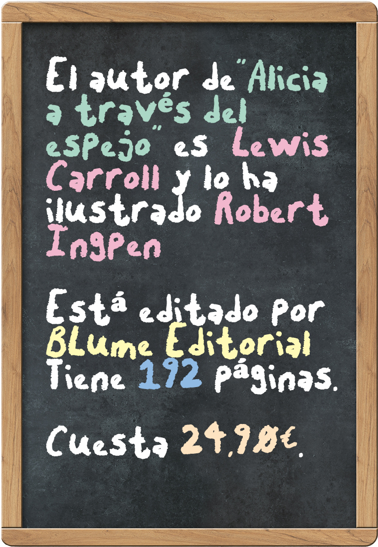 Spanish Blackboard Book Details PNG