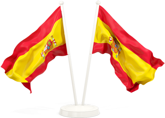 Spanish Flags Waving PNG