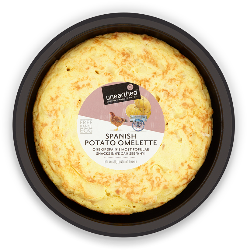 Spanish Potato Omelette Packaging PNG