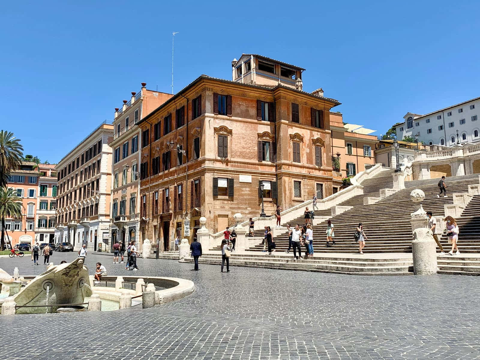 Spanish Steps Piazza Di Spagna Wallpaper