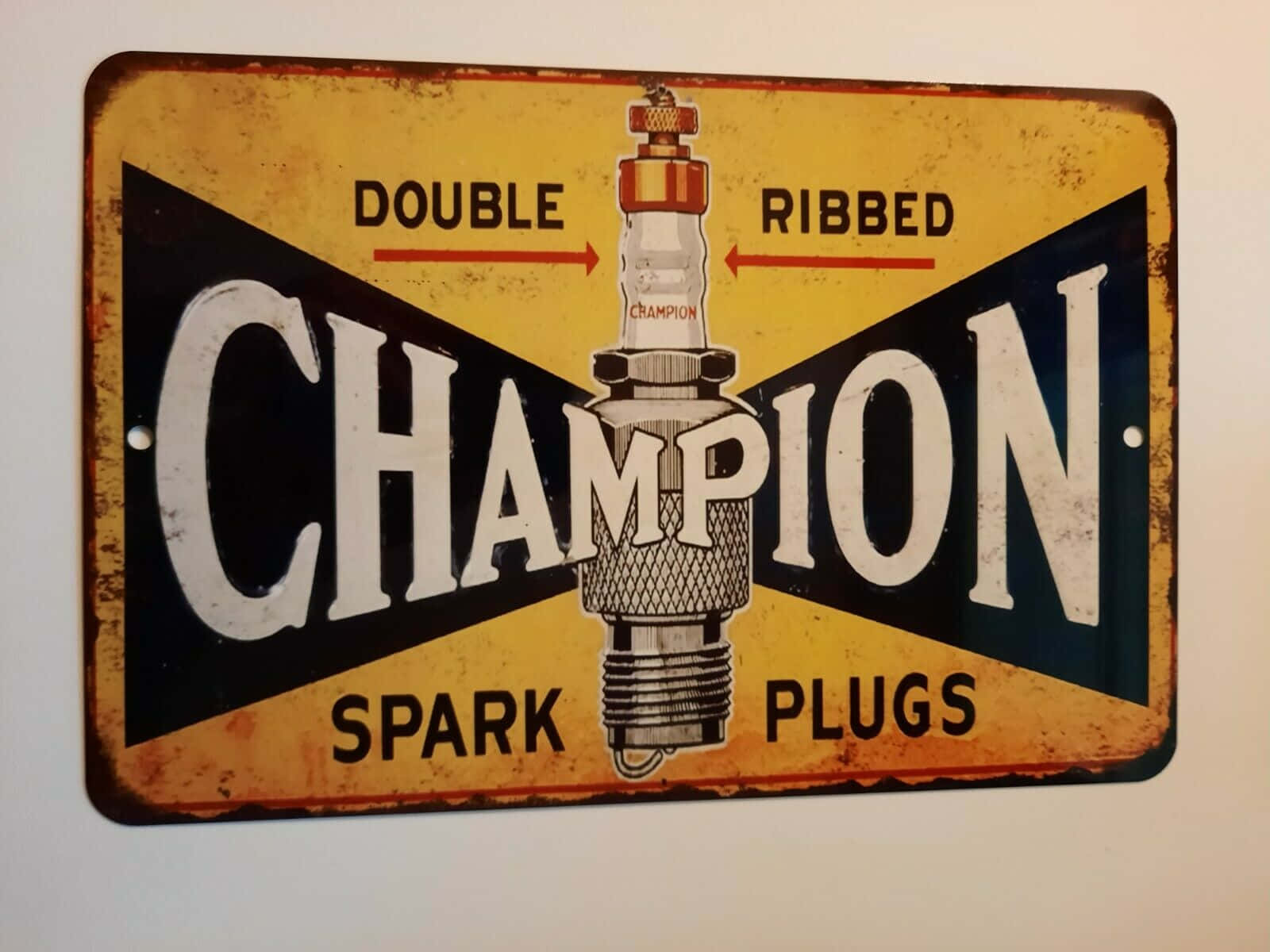Vintage Champion Spark Plug Wallpaper