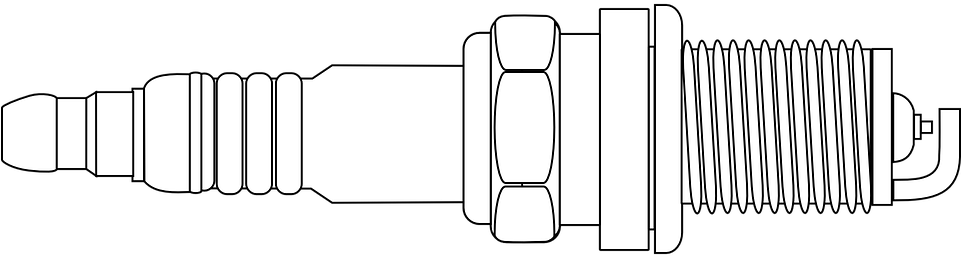 Spark Plug Diagram PNG