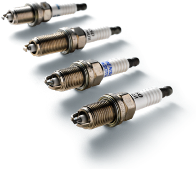 Spark Plugs Set Isolated PNG