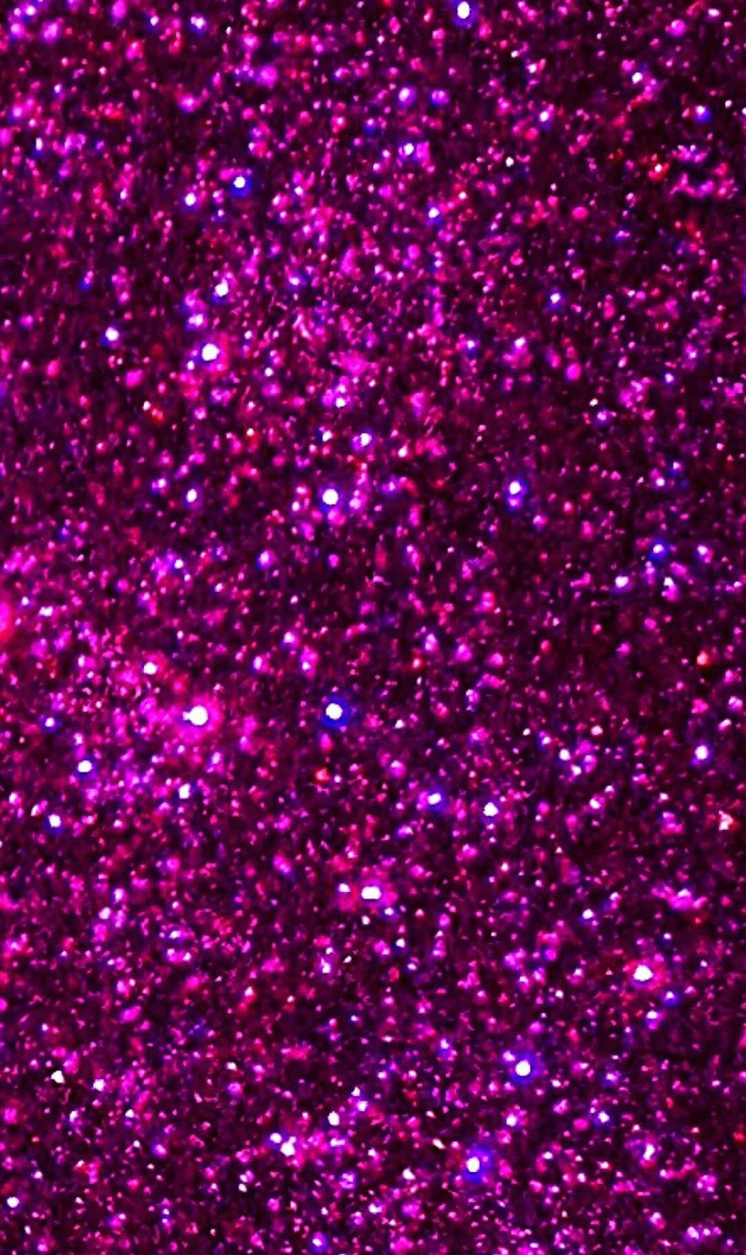 A Close Up Of A Purple Glitter Background