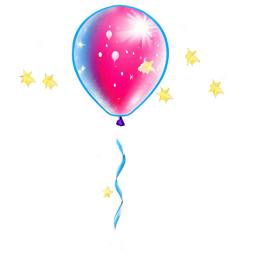 Sparkle Balloon Emoji Png 93 PNG