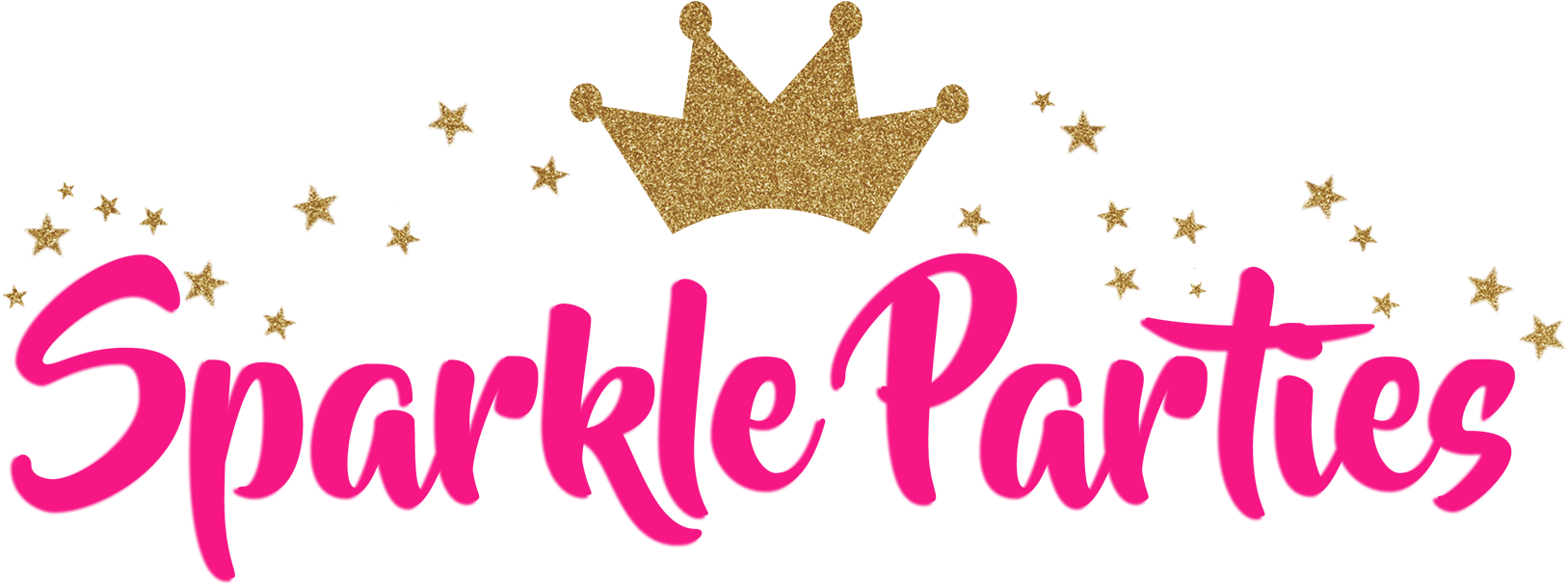 Sparkle Parties Logo Design PNG