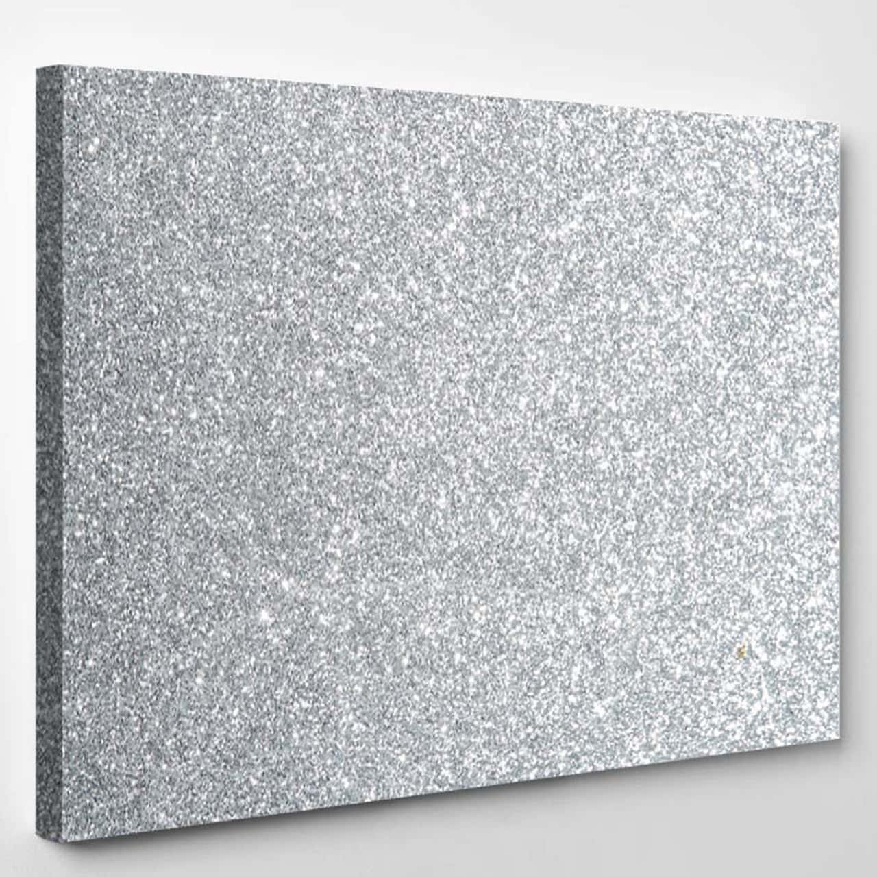 Sparkle Sølv Glitter Baggrund 1280 X 1280