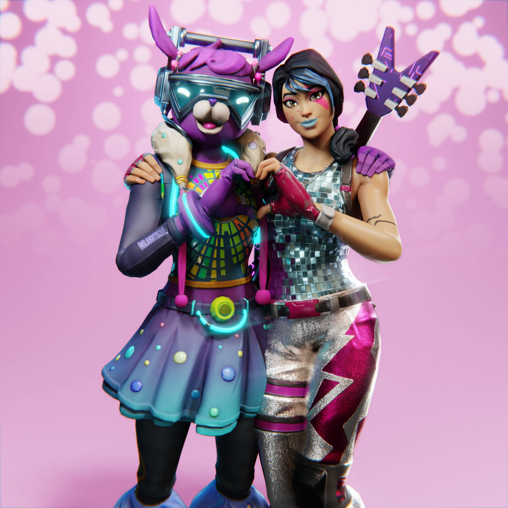 "Make your Fortnite dreams a reality with Sparkle Specialist Outfit!" Wallpaper